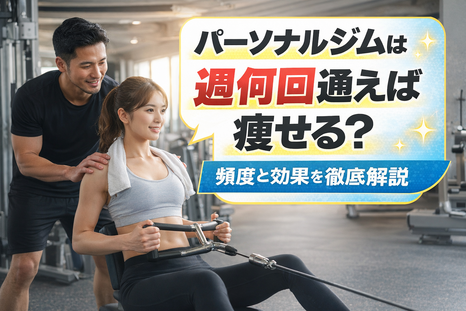 パーソナルジム　何回　頻度